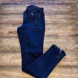 Vigoss Black Skinny Moto Jeans